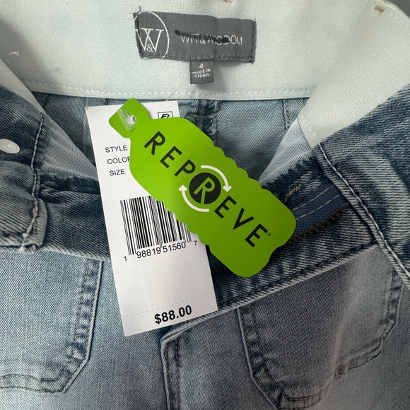 Wit & Wisdom Light Blue Flare Jeans - Picture 4 of 9